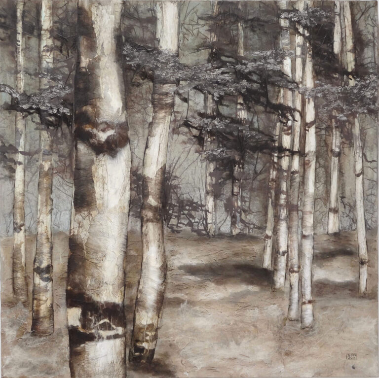 Bouleaux n°17 - 1mx1m - Vendu