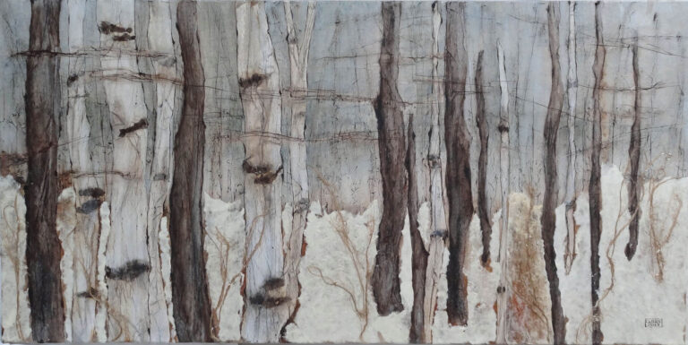 Bouleaux n°37 - 1,20mx0,60m - Vendu