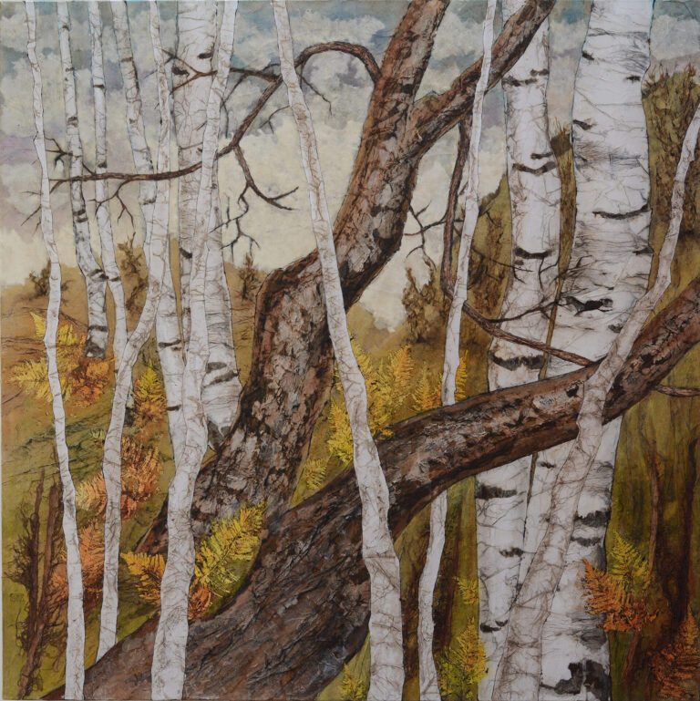 Bouleaux n°79 - 1,20m x 1,20m