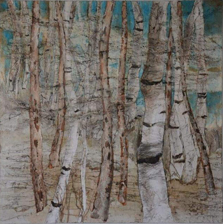 Bouleaux n°80 - 1m x 1m