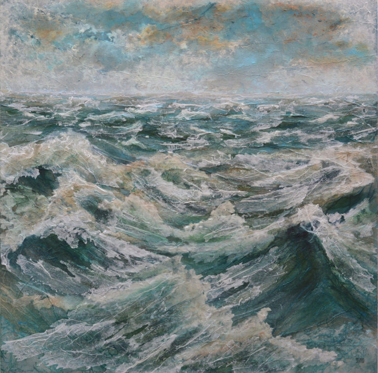 Vagues n°9 - 1,20mx1,20m - Vendu